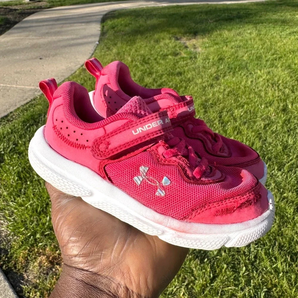 Under Armour Kids' Assert 10 Running Sneakers Toddler Girl Size 10 Pink